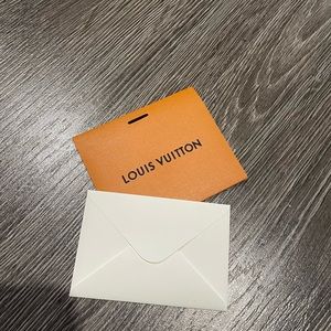 Louis Vuitton Blank Thank You Card